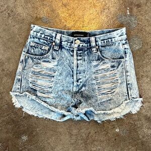 MinkPink high rise shorts